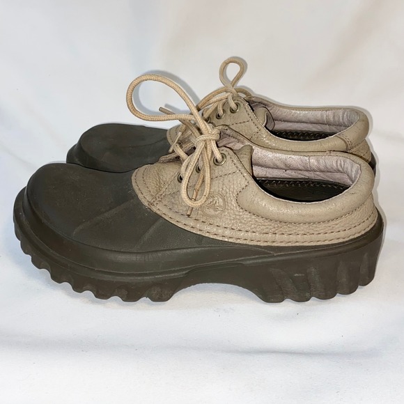 Crocs‎ All Terrain Axle Duck Boots Leather Trim Waterproof Islander M 8 W 9 main image 12